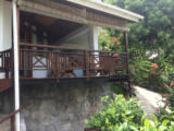 Honeymoon suite, private deck. Deck privee de la honeymoon suite. Roseharrycove,Seychelles