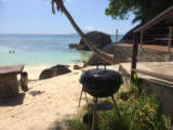 Roseharrycove,Seychelles. BBQ by the beach. BBq en bordure de plage, le TOP .